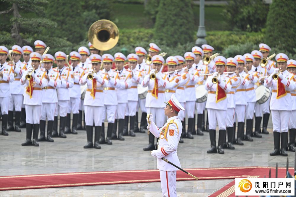 习近平出席苏林举行的欢迎仪式(图4)