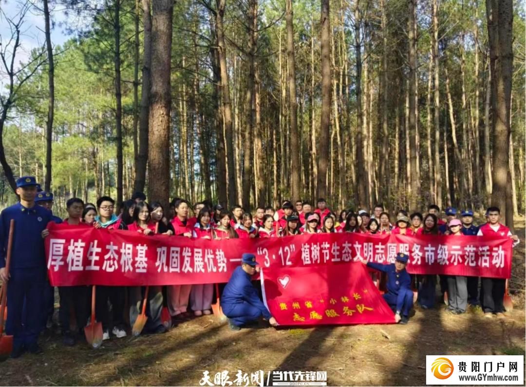 贵阳市白云区开展植树节志愿服务活动(图1)